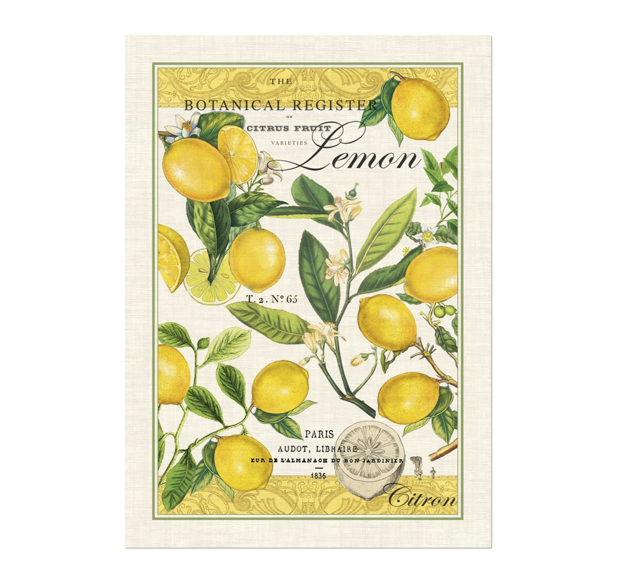 TOW8_Lemon_Basil_Geschirrtuch_Michel_Design Michel Design Works Küchentuch LEMON BASIL