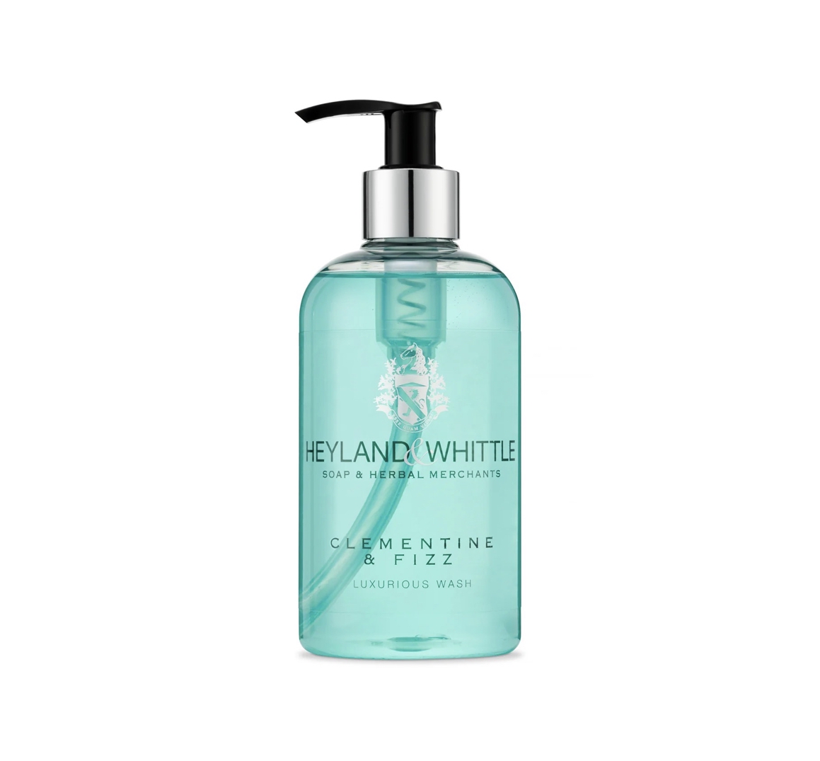 Heyland & Whittle CLEMENTINE & FIZZ LUXURIOUS WASH Flüssigseife für Hände/Körper (300ml)