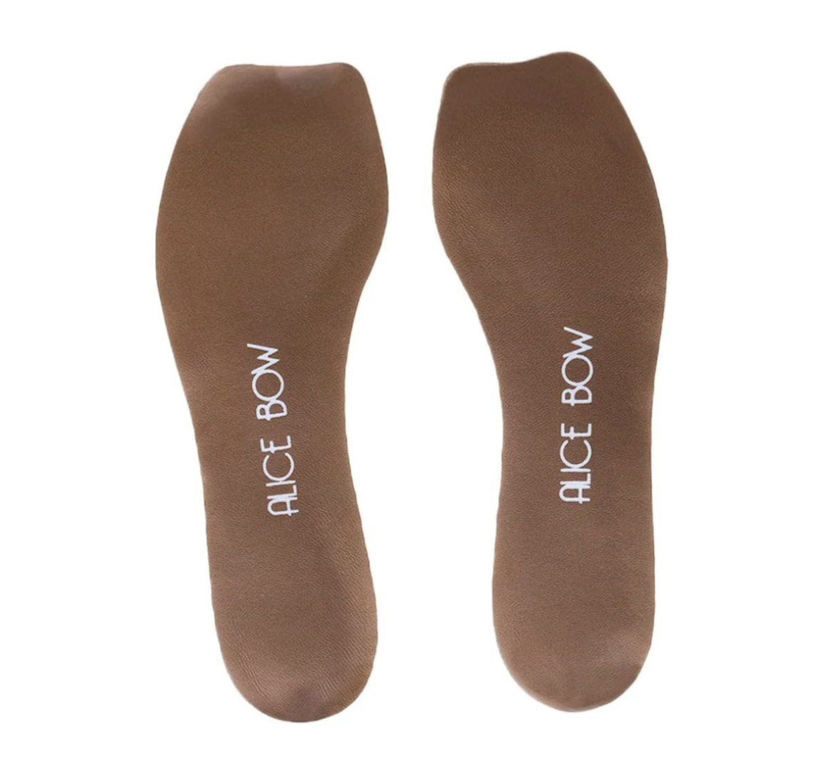 Summer_Stone_High_Heel_Flat_Alice_Bow Alice Bow INSOLES for HIGH HEELS & FLATS Leder-Einlegesohlen Summer Stone