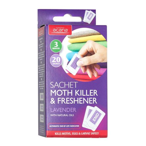 Acana MOTH KILLER & FRESHENER SACHETS  Langzeit-Mottenschutz Beutel