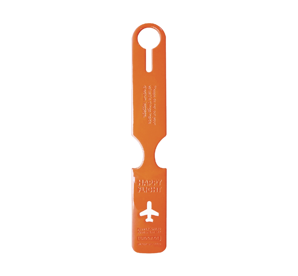 Luggage_Tag_Petit_Happy-Flight_orange_Alife_Design2 Alife Design HAPPY FLIGHT  PETIT LUGGAGE TAG Gepäckanhänger orange