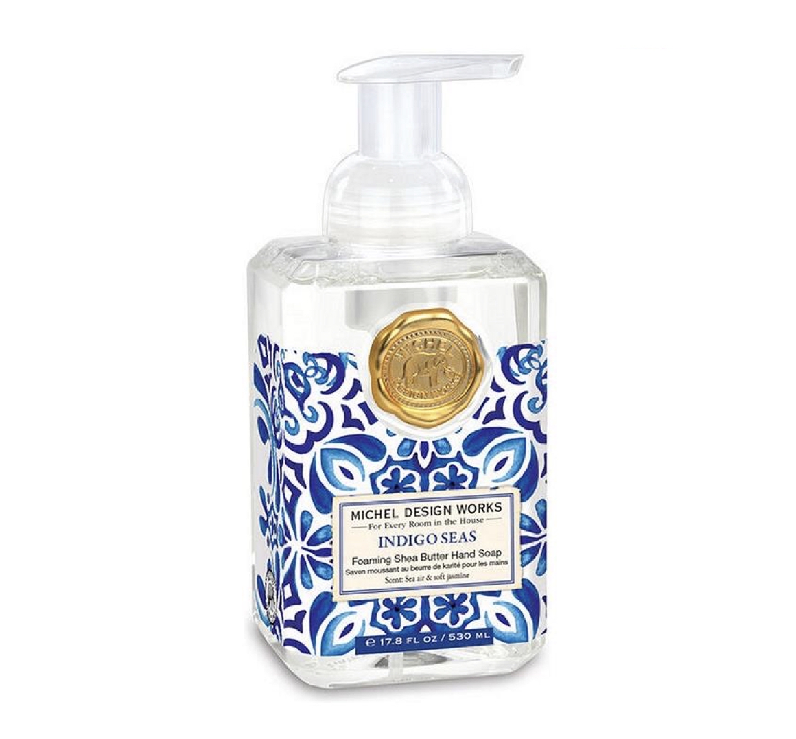 FOA438_Indigo_Seas_Schaumseife_MDW1 Michel Design Works INDIGO SEAS FOAMING HAND SOAP Sheabutter-Handseife Schaumseife