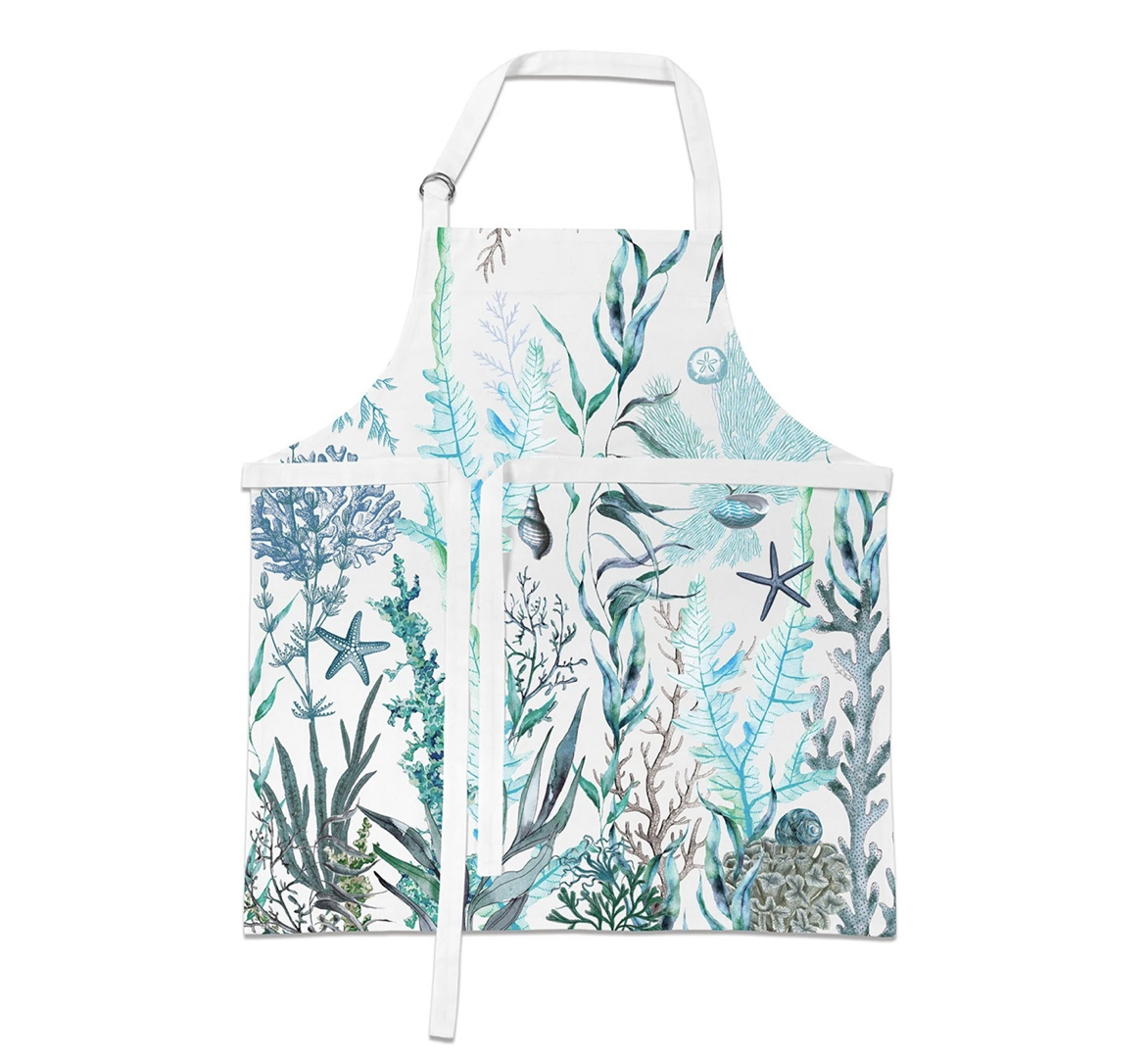 APR352_Ocean_Tide_Apron_Sch-rze_Michel_Design_Works Michel Design Works Kitchen Apron Küchenschürze OCEAN TIDE