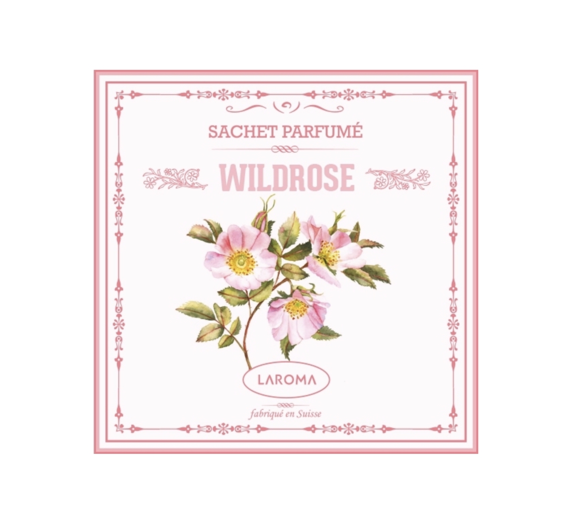 LAROMA Switzerland WILD ROSE FRAGRANCE SACHET Wildrosen-Duftsachet