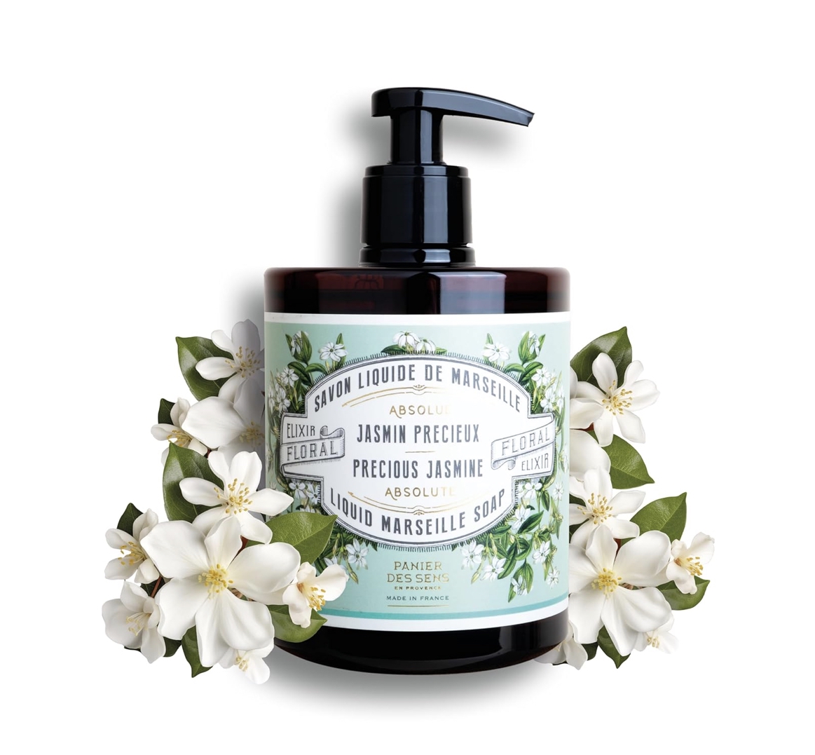 Panier des Sens PRECIOUS JASMINE LIQUID MARSEILLE SOAP Kostbarer Jasmin Flüssigseife 500ml
