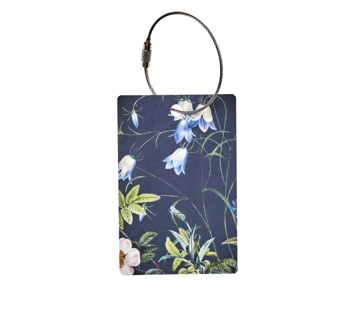 Blue_Flower_Garden_Luggage_Tag_KoustrupCo Koustrup & Co BLUE FLOWER GARDEN LUGGAGE TAG Gepäckanhänger