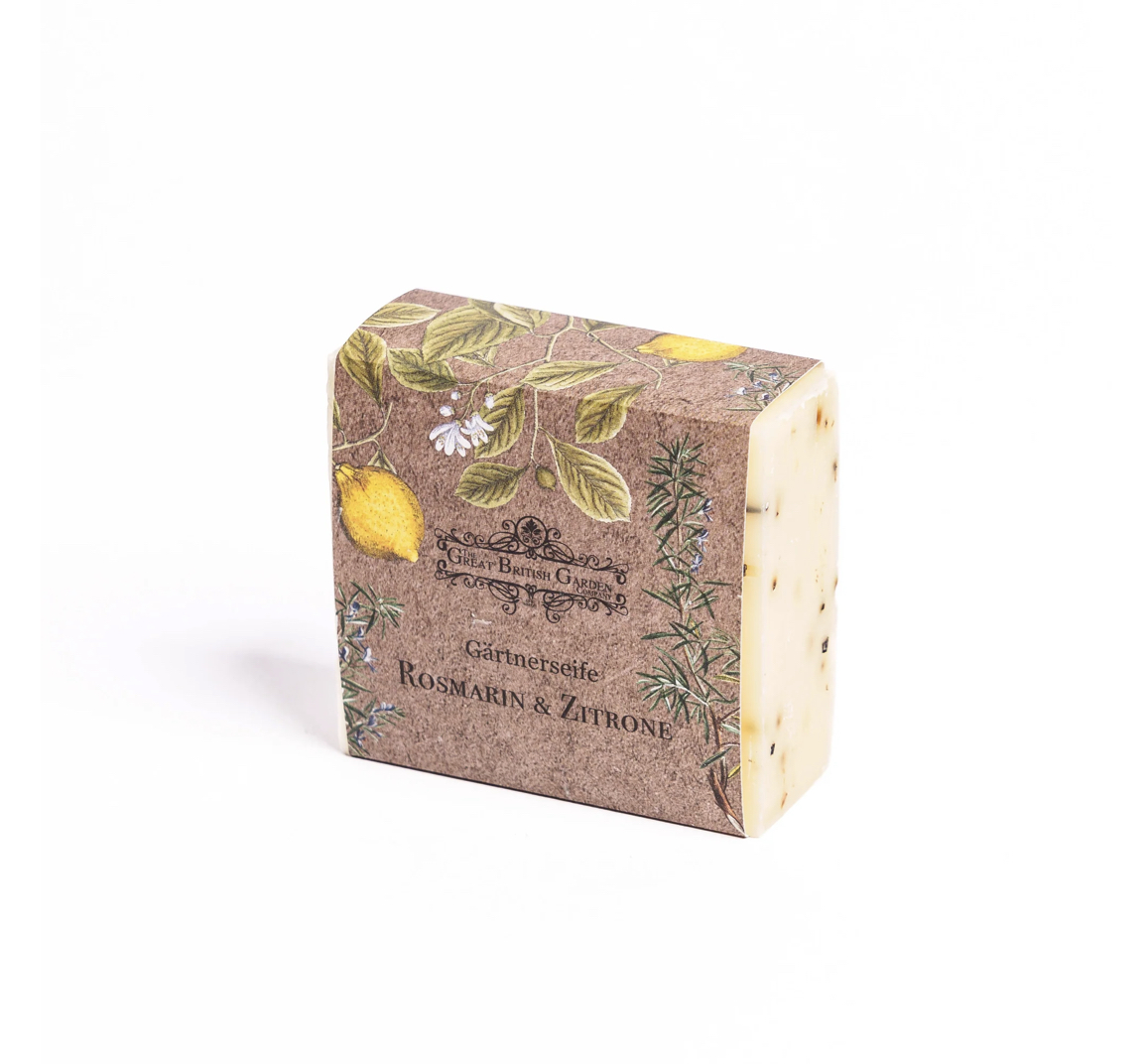196065_G-rtnerseife_Rosmarin_Zitrone The Great British Garden Company ROSEMARY & LEMON  GARDENERS' SOAP BAR Rosmarin Zitrone Gärtnerseife 100g
