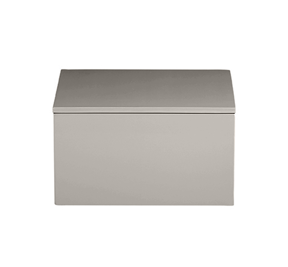 Fawn_Lux_Box_Deckel_19_19_10-5_70722_mojoo mojoo LUX BOX WITH LID Lackbox mit Deckel, fawn/hellbeige 19 x 19 x 10,5 cm