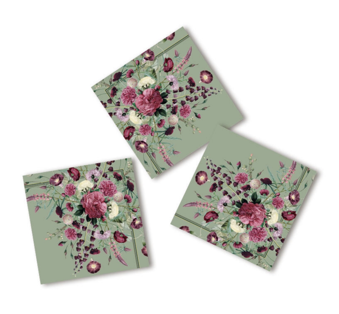 Blossom_Garden_Napkins_KoustrupCo Koustrup Co BLOSSOM GARDEN 3-lagige Servietten 20er Pack