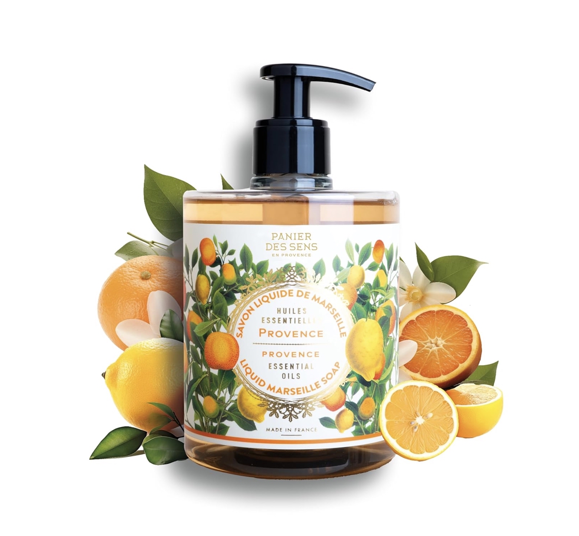 Provence_Citrus_Zitrus_Handseife_Panier_des_Sens4 Panier des Sens PROVENCE LIQUID MARSEILLE SOAP Zitrusfrüchte Flüssigseife 500ml
