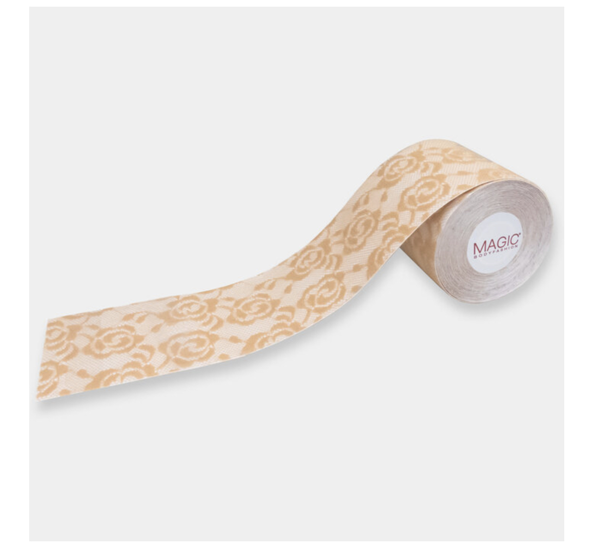 35BTL_Luxury_Lace_Boob_Tape_310caramel_Magic_Bodyfashion2 Magic Bodyfashion LUXURY LACE BOOB TAPE Spitzenlook-Brusttape (Beige)
