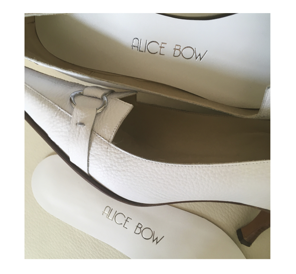 High_Heel_Jasmine_White_Alice_Bow ALICE BOW JASMINE WHITE HIGH HEEL INSOLES Einlagen für Pumps