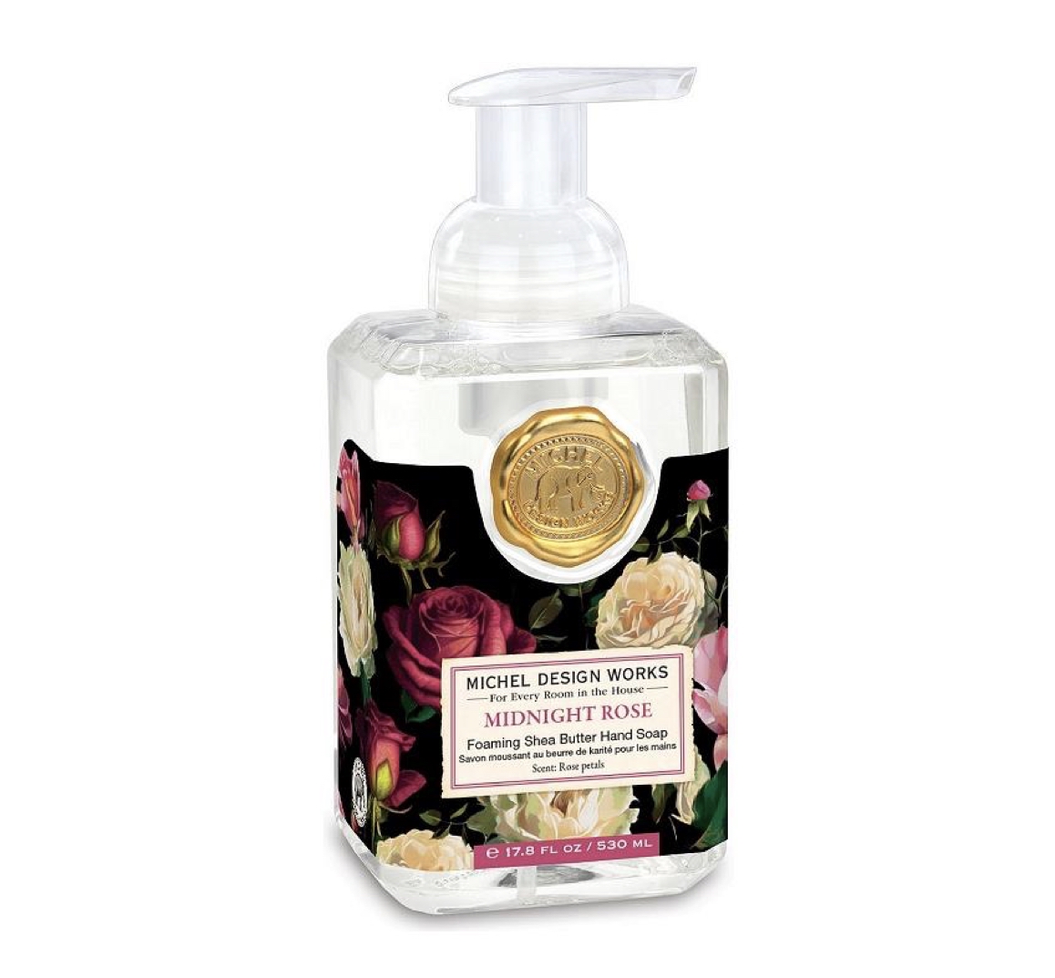 FOA440_Midnight_Rose_Schaumseife_MDW1 Michel Design Works FOAMING HAND SOAP MIDNIGHT ROSE Sheabutter-Handseife Schaumseife