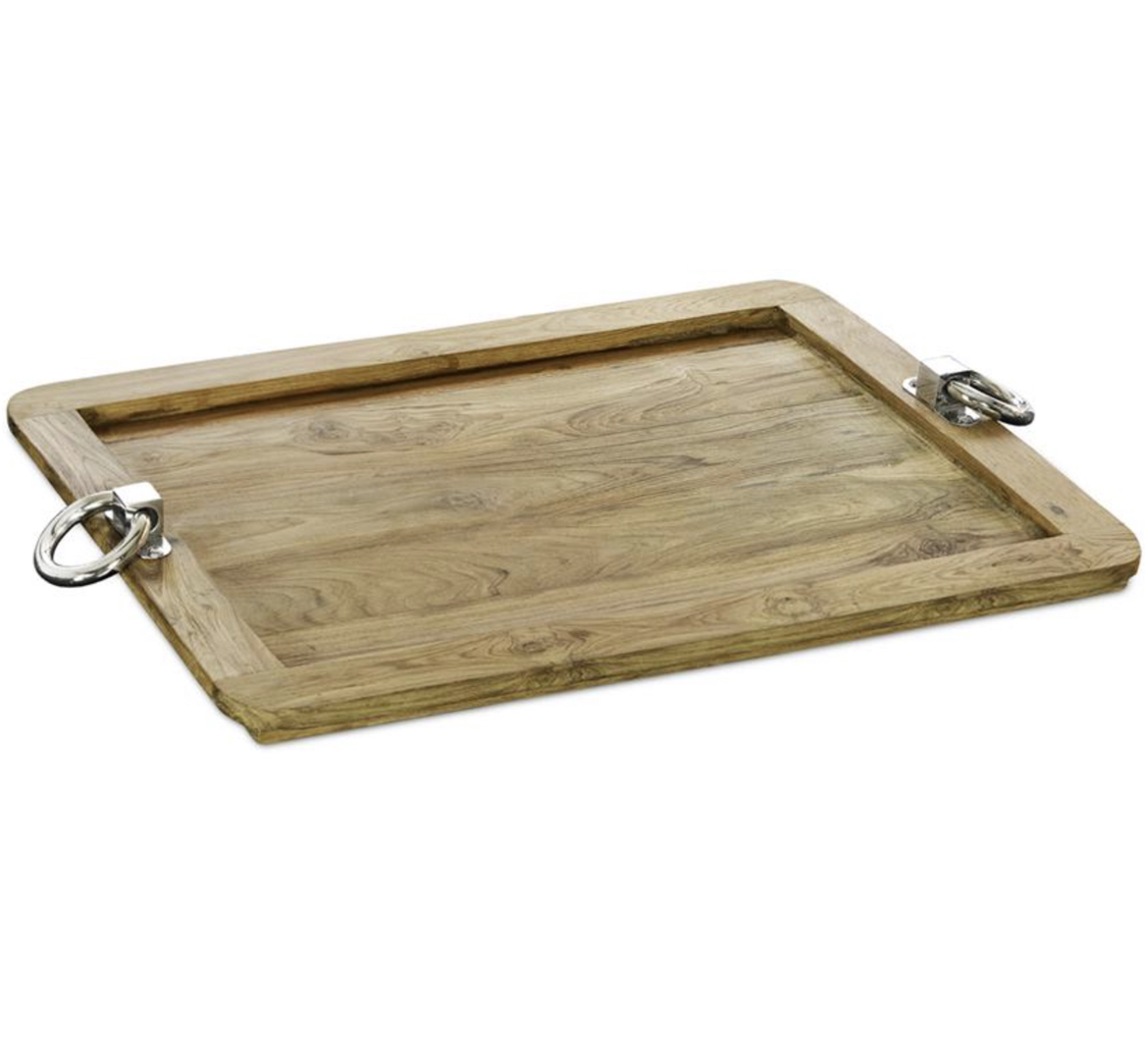 Osgard_Serviertablett_Teakholz_Edzard Edzard OSGARD TEAK TRAY Serviertablett, Teakholz 61 x 44 cm
