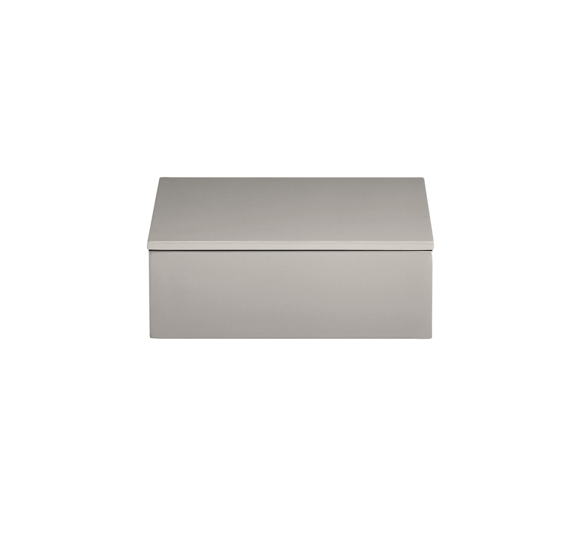 Fawn_Lux_Box_Deckel_19_19_7_070720_mojoo mojoo LUX BOX WITH LID Lackbox mit Deckel, fawn/hellbeige 19 x 19 x 7 cm