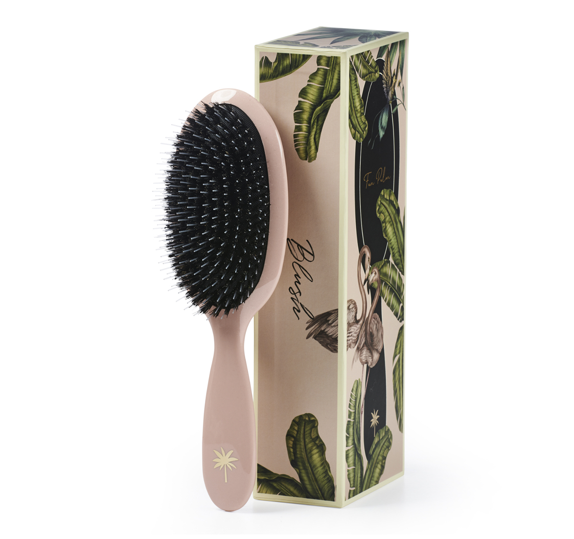 Blush_Hair_Brush_Medium_Fan_Palm Fan Palm BLUSH MEDIUM HAIR BRUSH Haarbürste (Medium)