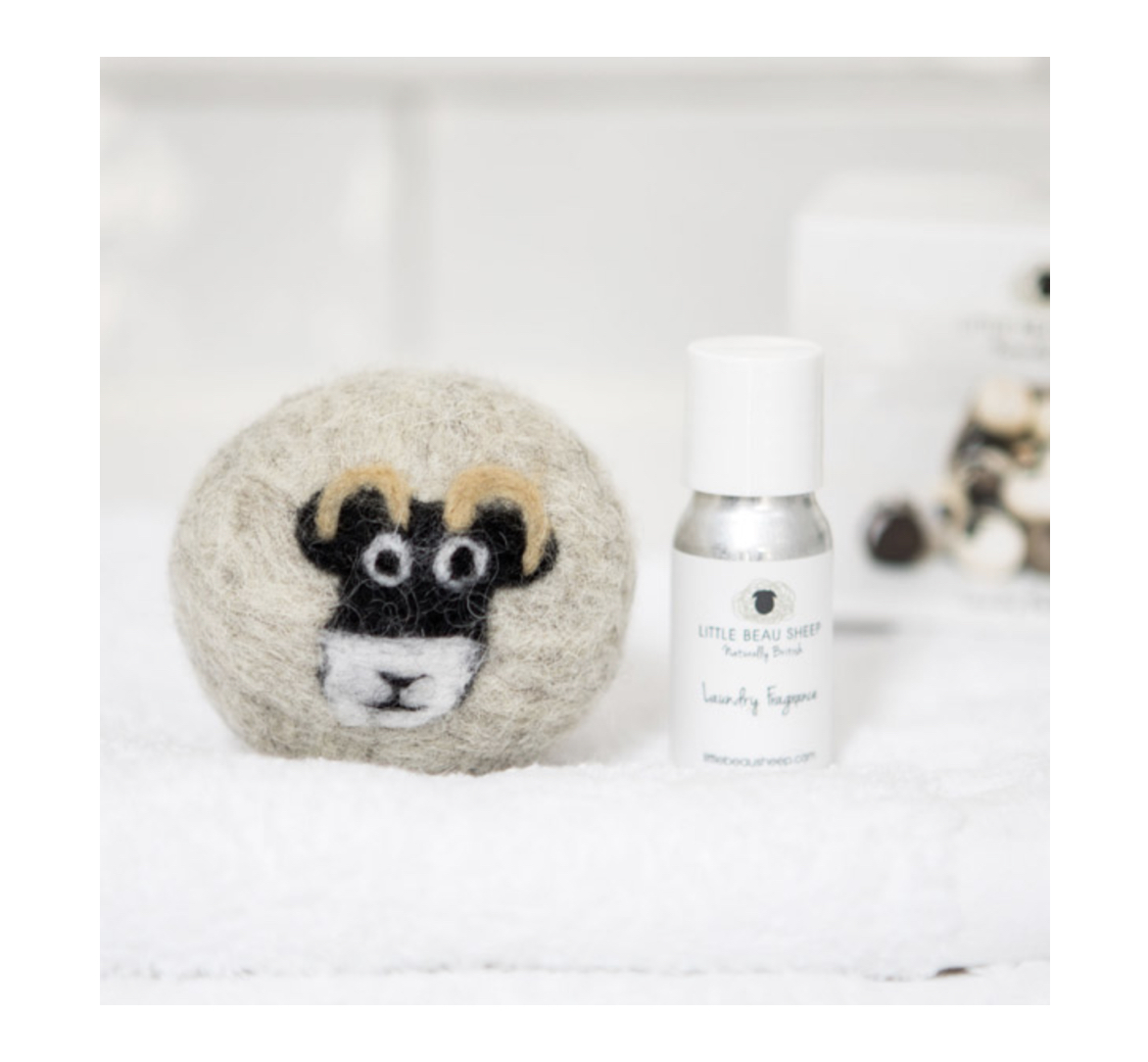LBS_Swaledale_Laundry_Fragrance Little Beau Sheep SWALEDALE SHEEP WOOL DRYER BALL LAUNDRY OIL NEWBORN SET Trocknerball & Wäscheduftöl