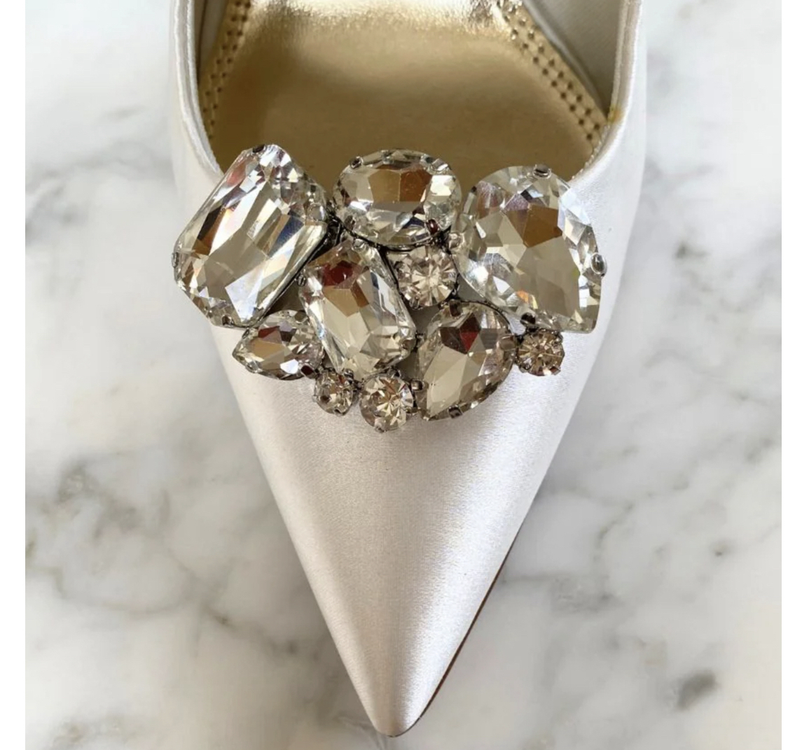 diamond_cluster_schuhclips_alice_bow Alice Bow DIAMANTE CLUSTER SHOE CLIPS Schuhclips, Paar