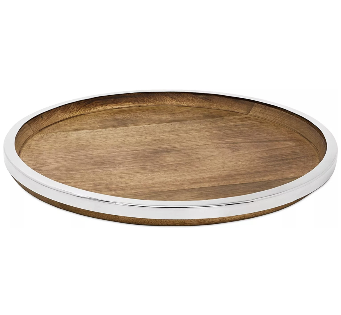 Cincinnati_Tablett_40_cm_Mangoholz_EdzardVizrhSc1VstXp Edzard CINCINNATI MANGO WOOD TRAY Serviertablett, rund, Mangoholz Durchmesser 40 cm