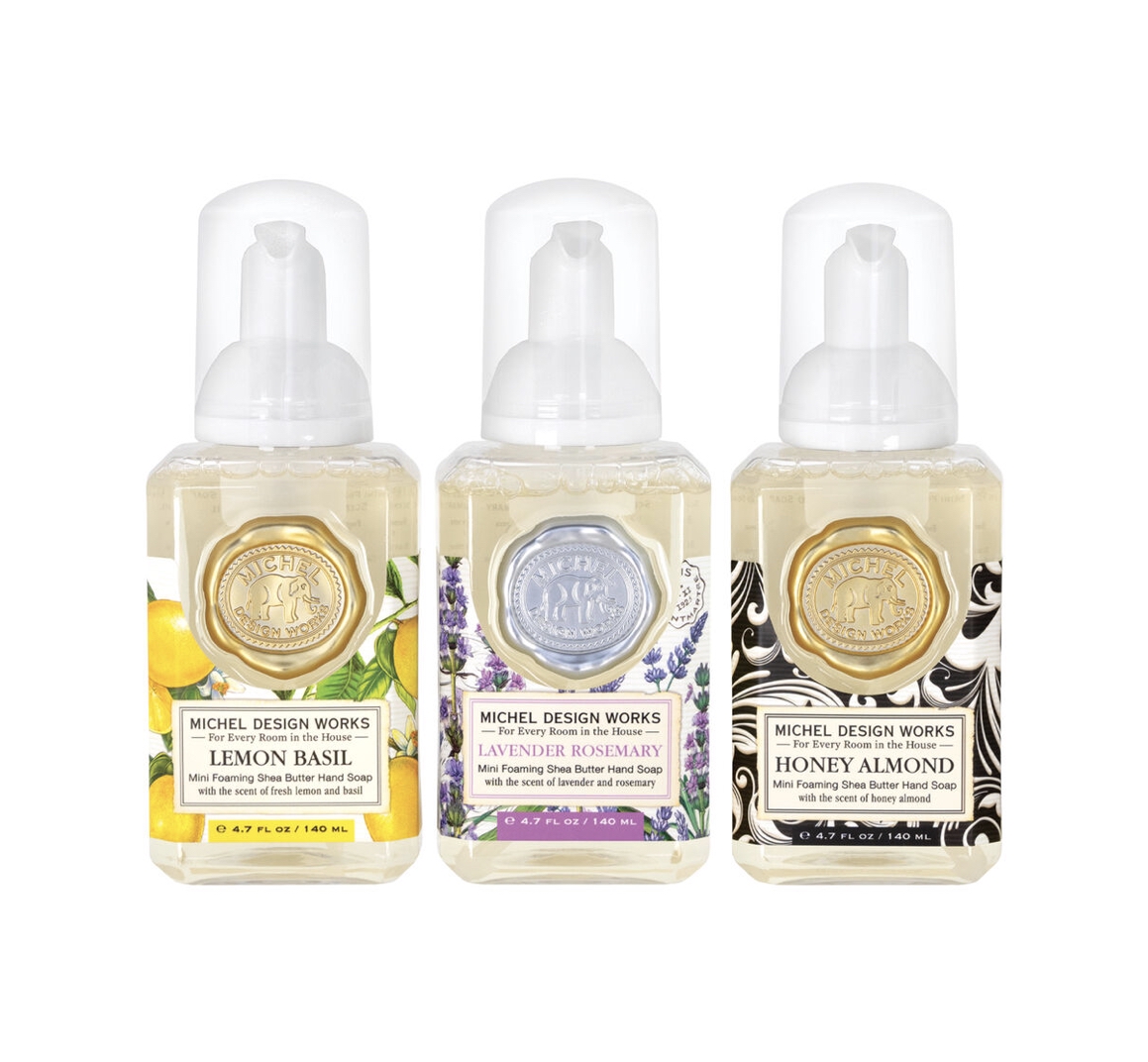 FOAMS01_The_Classics_Mini_Schaumseifen_3er_Set_MDW Michel Design Works THE CLASSICS MINI FOAMING SOAP SET, Mini-Schaumseifen, 3er Set