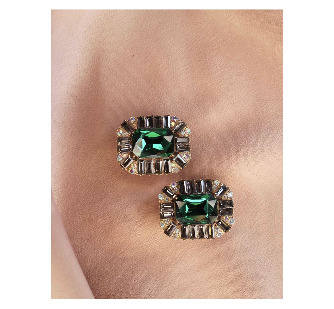 Sofie_Emeraude_Shoe_Clips_Froufrouz froufrouz SOFIE EMERAUDE SHOE CLIPS, Schuhclips, Paar