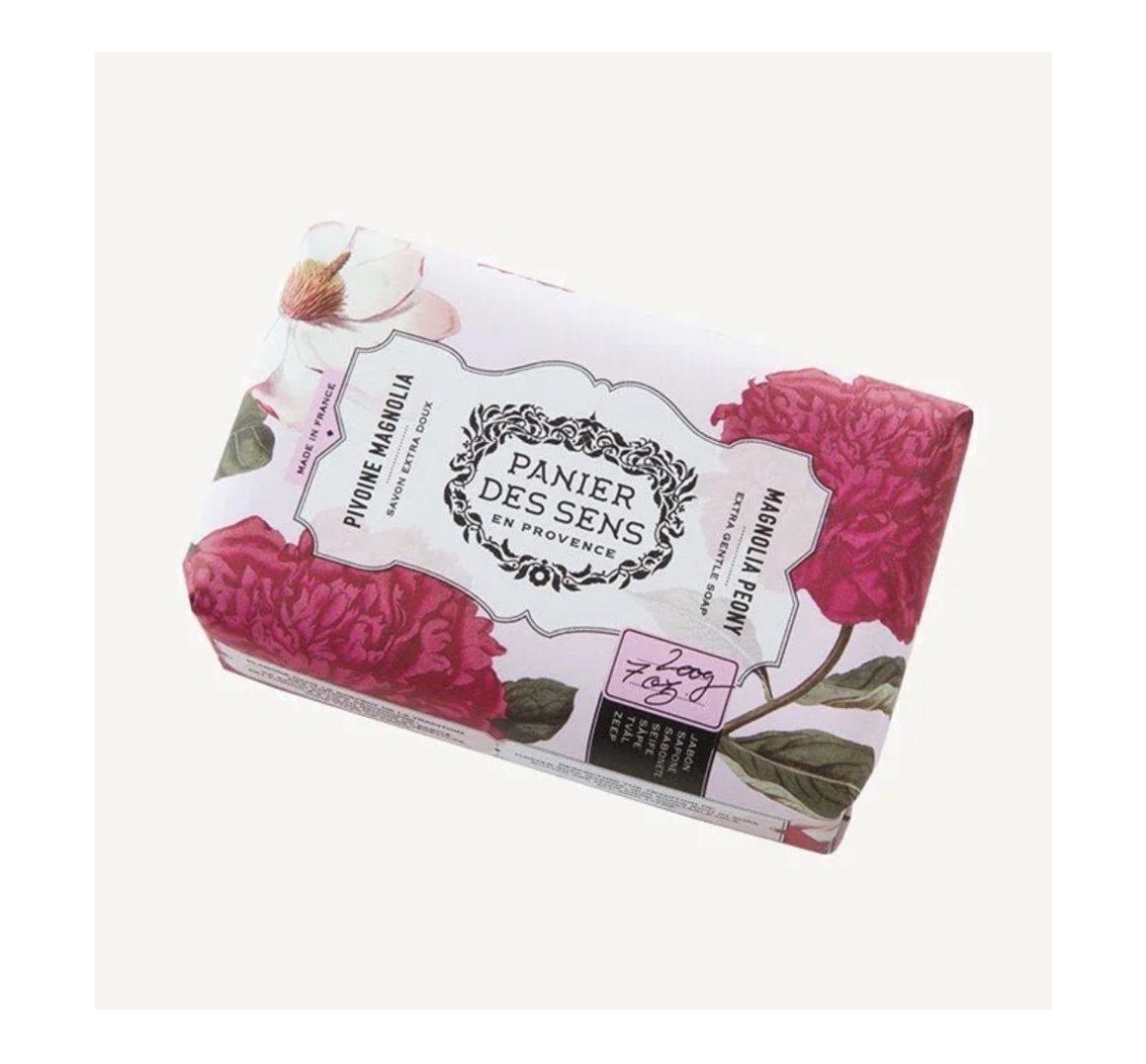 Magnolia_Peony_Magnolie_Pfingstrose_Bar_Soap_feste_Seife_Panier_des_Sens Panier des Sens MAGNOLIA PEONY SOAP Magnolie Pfingstrose Seife für Hände und Körper 200g