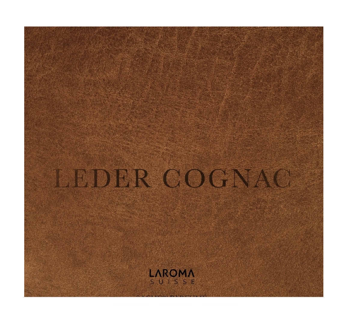 LAROMA Switzerland LEATHER COGNAC FRAGRANCE SACHET Leder Cognac Duftsachet LAROMA Switzerland LEATHER COGNAC FRAGRANCE SACHET Leder Cognac Duftsachet