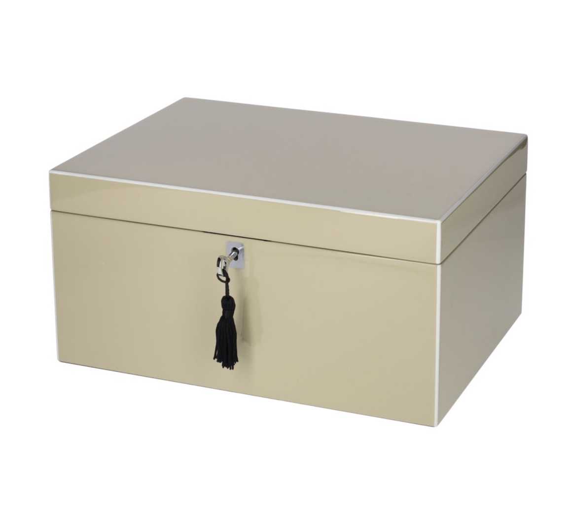 Gift Company TANG SANDSTONE JEWELLERY BOX Schmuckkasten mit Schloss & Spiegel (Beige) Gift Company TANG SANDSTONE JEWELLERY BOX Schmuckkasten mit Schloss & Spiegel (Beige)