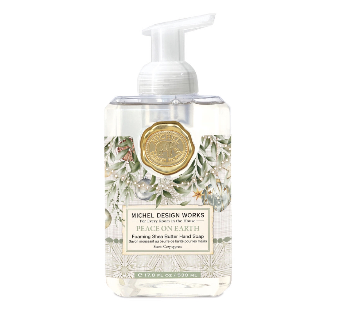 Michel Design Works PEACE ON EARTH FOAMING HAND SOAP Sheabutter-Handseife Handwaschschaum (530ml) Michel Design Works PEACE ON EARTH FOAMING HAND SOAP Sheabutter-Handseife Handwaschschaum (530ml)