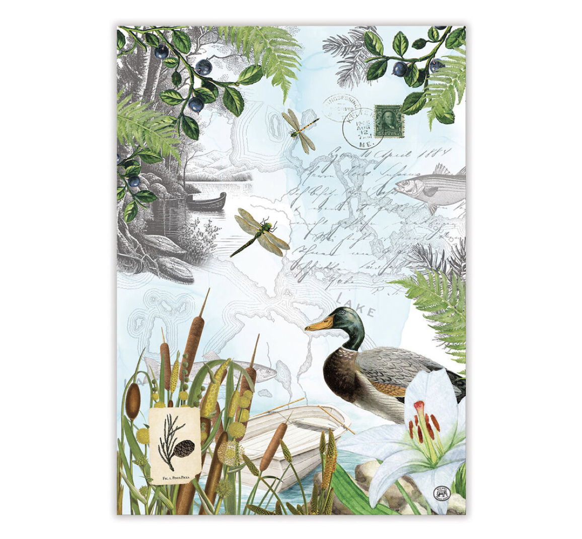 Michel Design Works Kitchen Towel Geschirrtuch BY THE LAKE TOW429