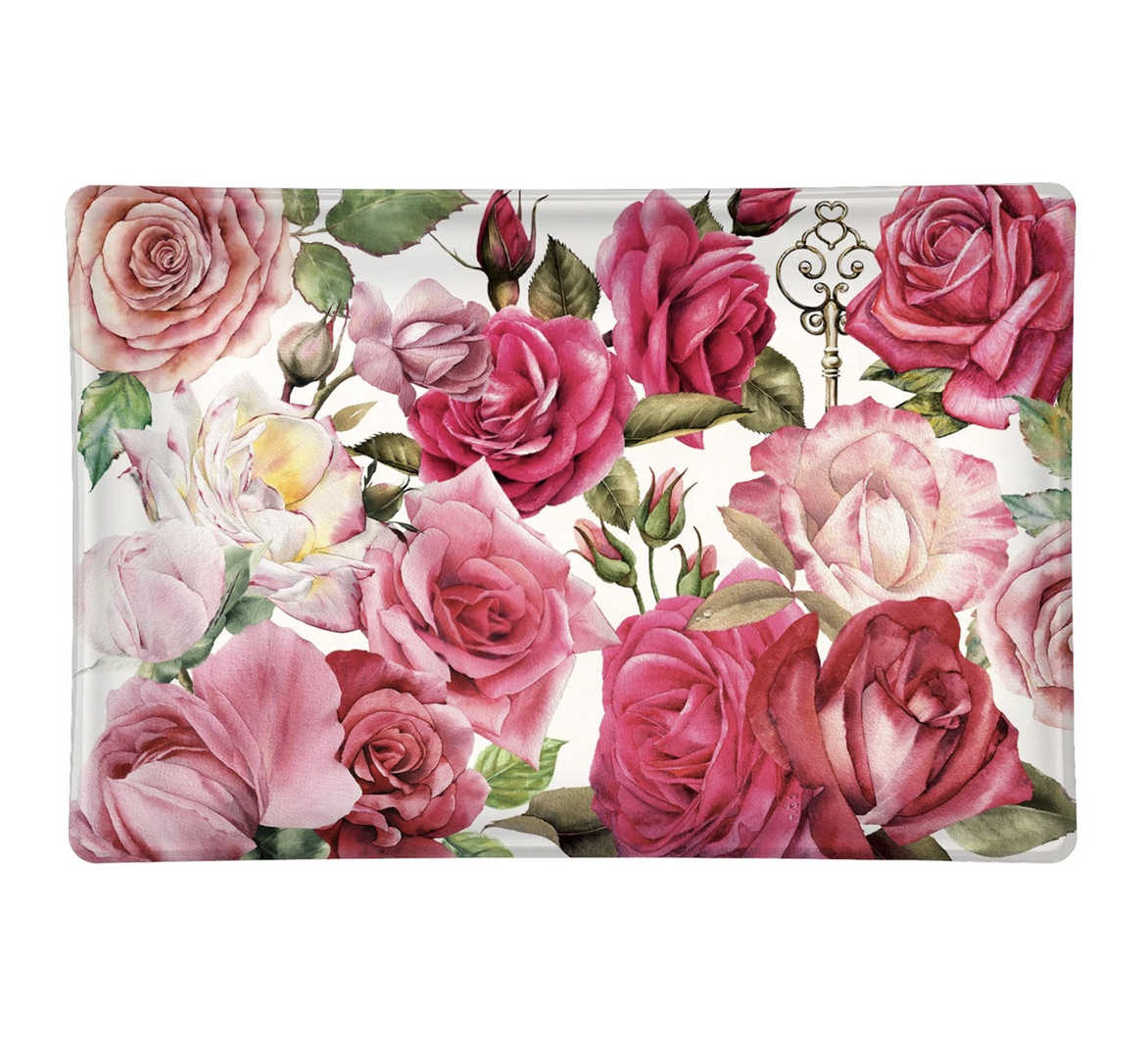 GSDR357_Royal_Rose_Glasschale_Seifenschale Michel Design Works Glas-Seifenschale ROYAL ROSE