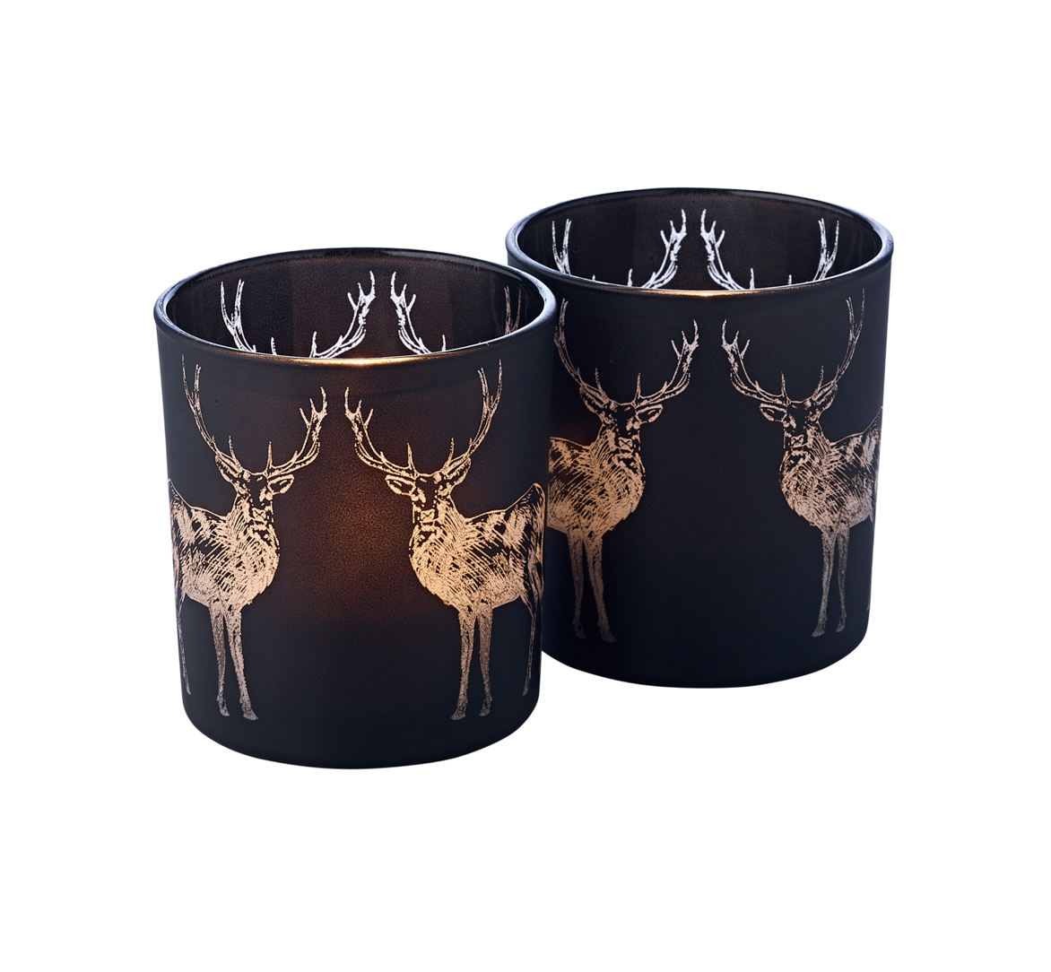 Edzard TIU GLASS LANTERN, Glas-Windlichter, 2er Set