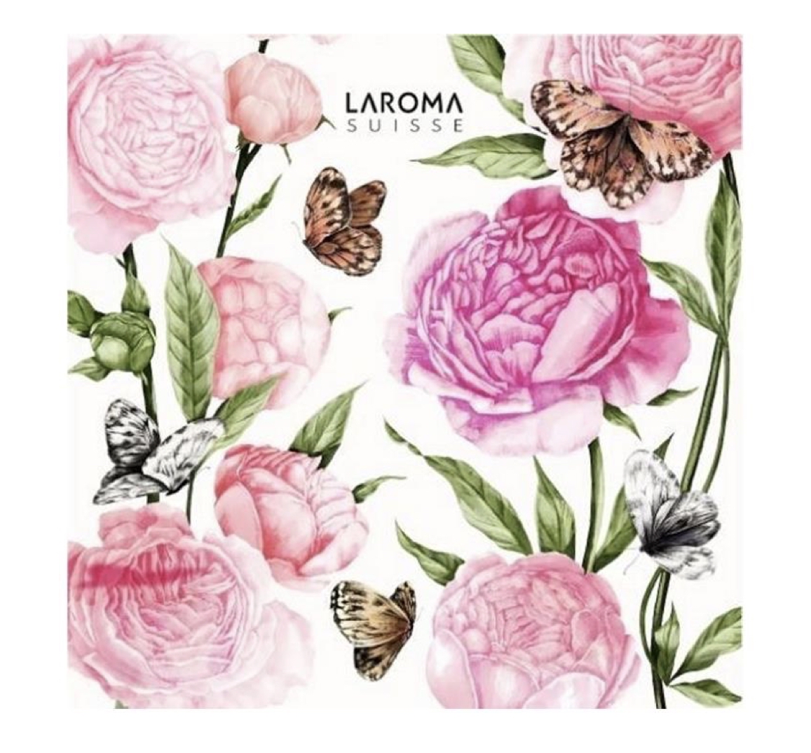 Laroma Switzerland PEONY BLOSSOMS FRAGRANCE SACHET Pfingstroseblüten-Duftsachet Laroma Switzerland PEONY BLOSSOMS FRAGRANCE SACHET Pfingstroseblüten-Duftsachet