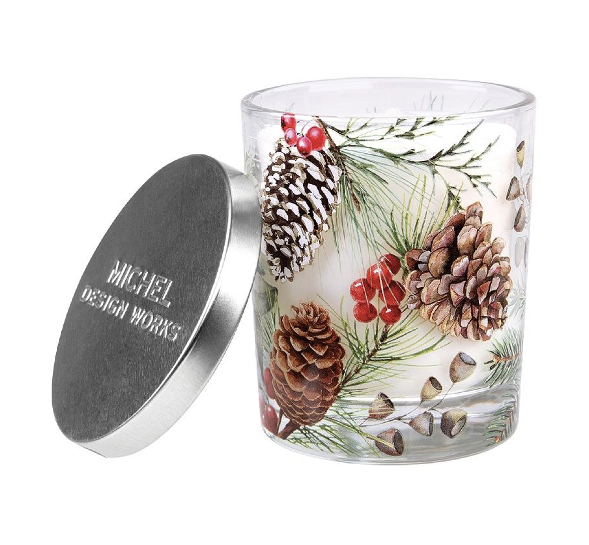 CANJ362_White_Spruce_Duftkerze Michel Design Works WHITE SPRUCE SCENTED CANDLE Duftkerze im Glas 100% Sojawachs