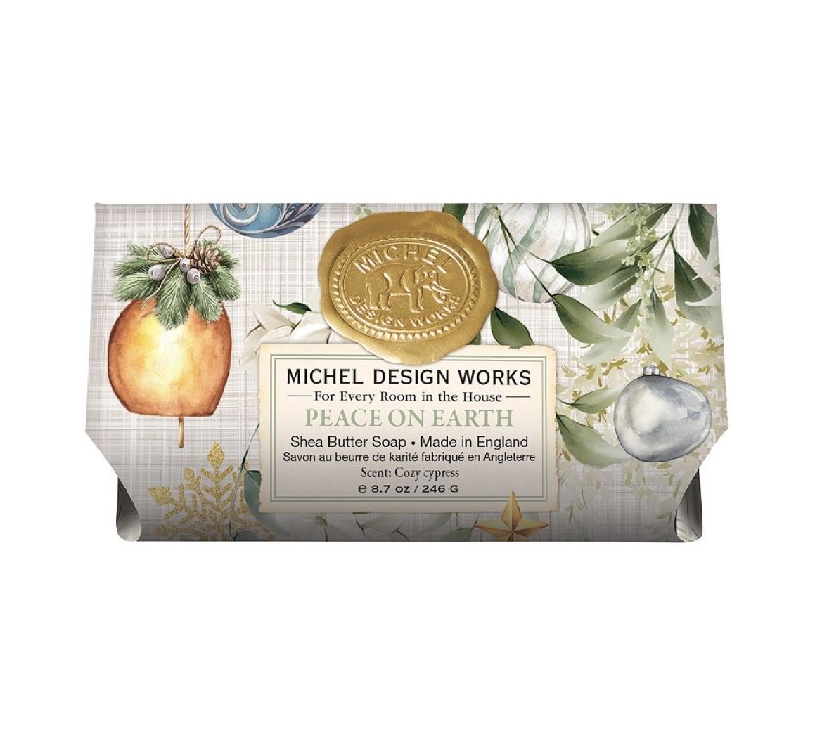 Michel Design Works PEACE ON EARTH BATH SOAP BAR Handseife Badeseife (246g)