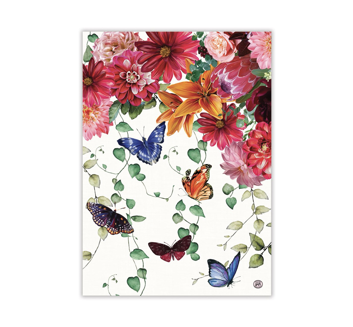 TOW355_Sweet_Floral_Melody_Geschirrtuch_Michel_Design_Works Michel Design Works Geschirrtuch Küchentuch SWEET FLORAL MELODY