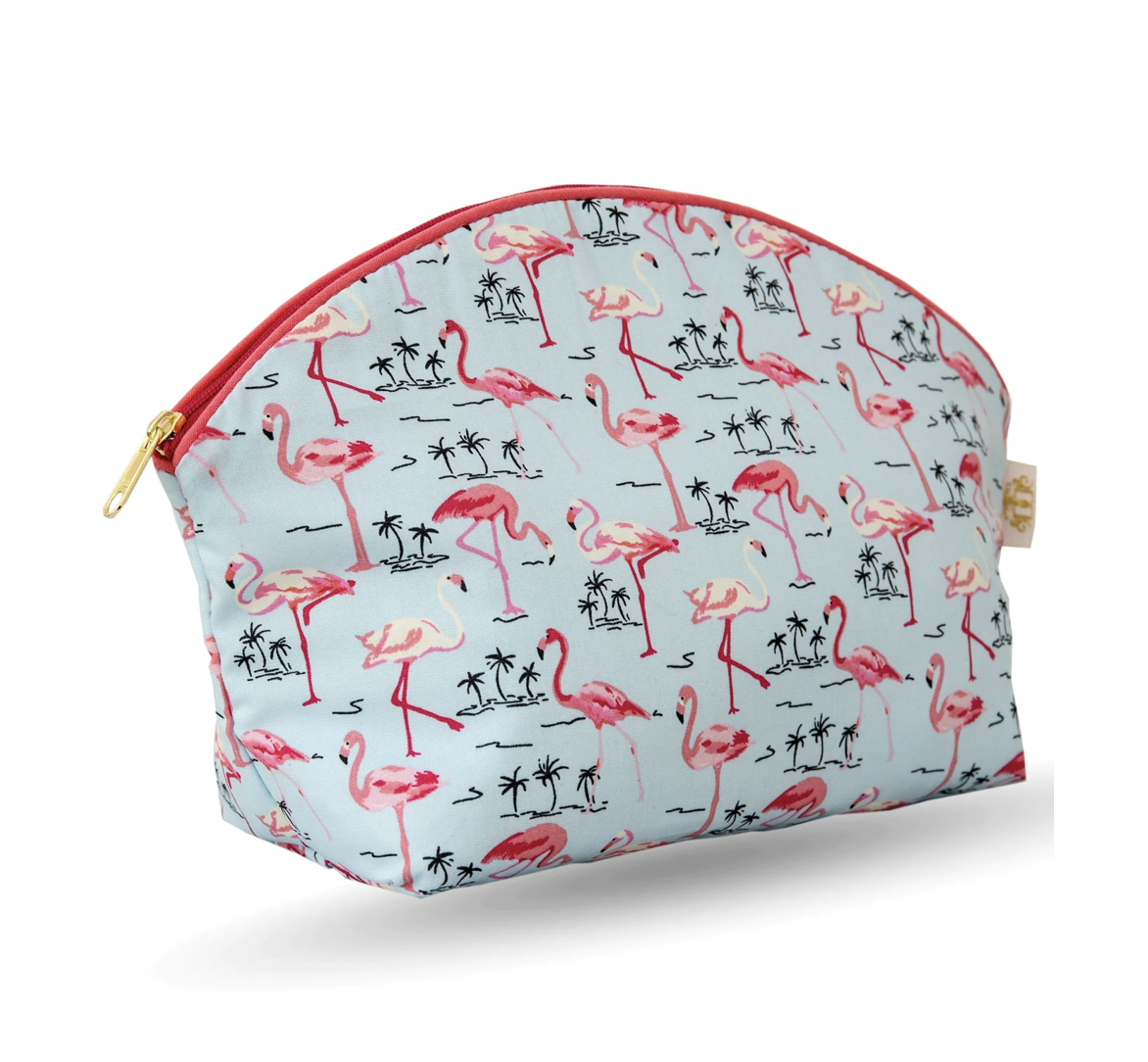 Pretty_Flamingo_Cosmetic_Bag_Dilly_Daydream Dilly Daydream PRETTY FLAMINGO SPONGE BAG Kosmetiktasche / Kulturbeutel (27 x 16 x 10 cm)