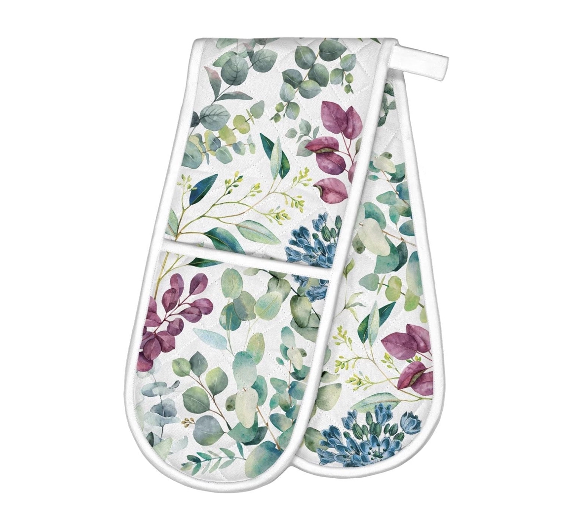 Michel Design Works EUCALYPTUS & MINT DOUBLE OVEN GLOVE Doppel-Ofenhandschuhe