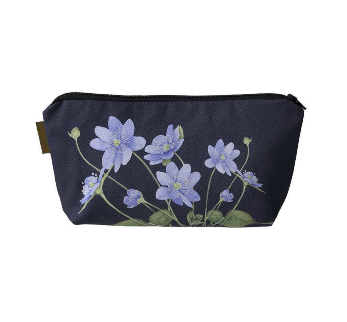 Blue_Anemone_Cosmetic_Bag_KoustrupCo Koustrup & Co BLUE ANEMONE COSMETIC BAG Kosmetiktasche, Bio-Baumwolle
