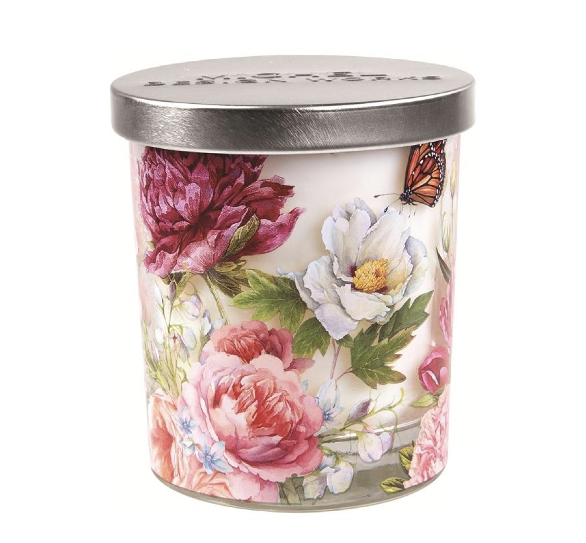 CANJ375_Blush_Peony_Duftkerze Michel Design Works BLUSH PEONY SCENTED CANDLE IN A JAR Duftkerze im Glas mit Deckel