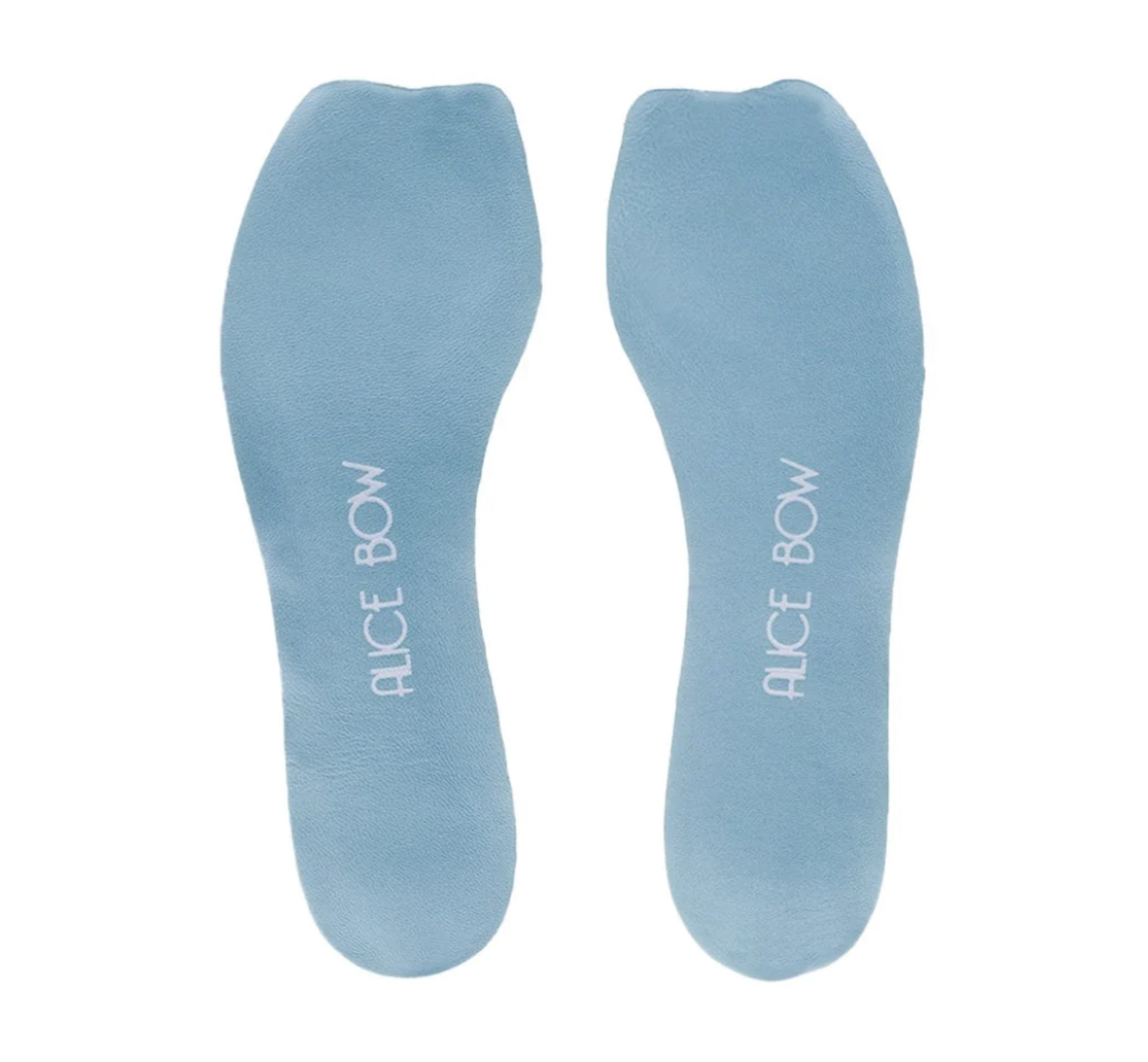 Grecian_Blue_High_Heels_Flats_Alice_Bow Alice Bow INSOLES for HIGH HEELS & FLATS Leder-Einlegesohlen Grecian Blue