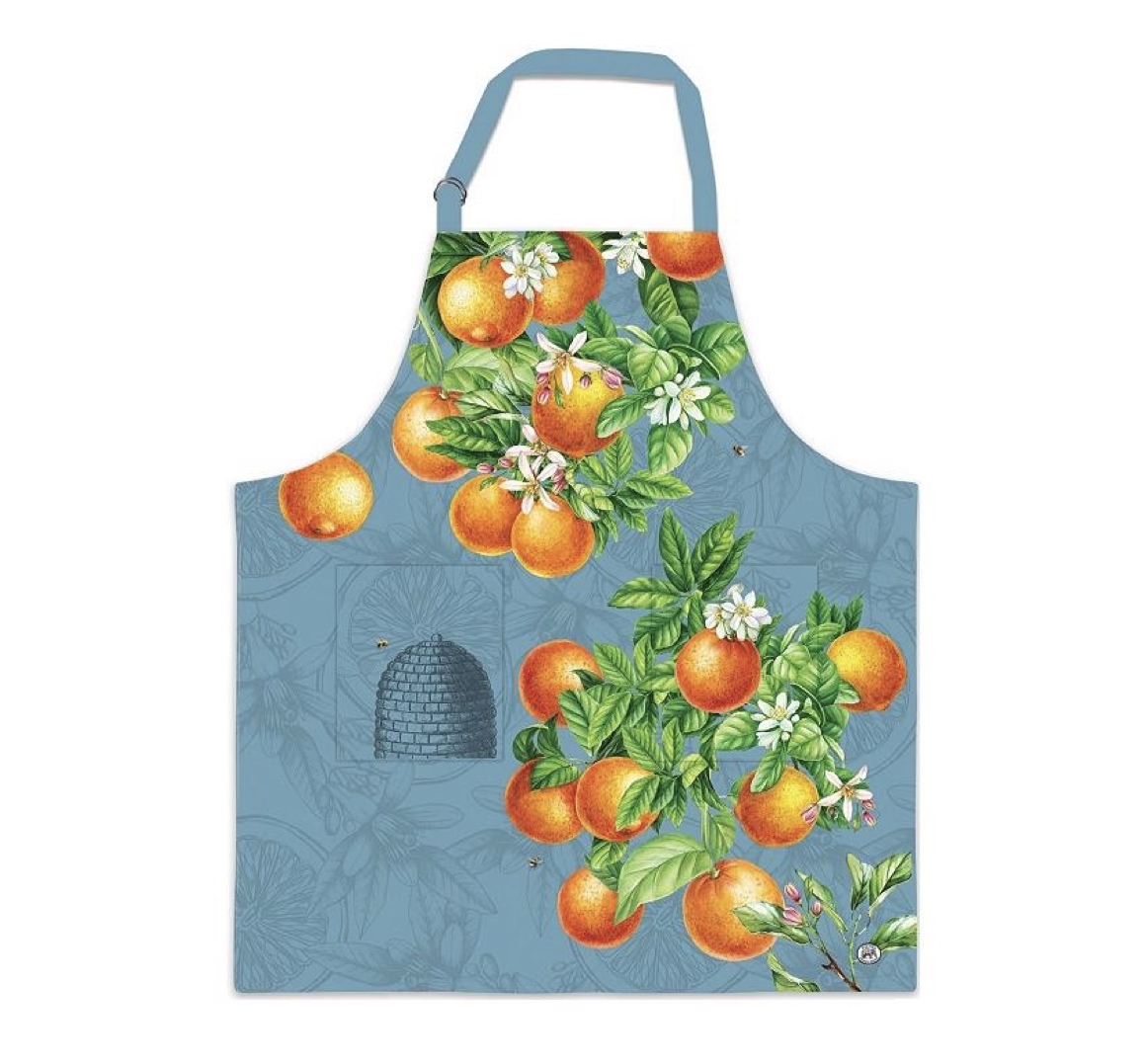 APR437_L_Orange_Apron_Schuerze_Michel_Design_Works Michel Design Works Kitchen Apron Pockets Kochschürze mit Taschen L'ORANGE APR437