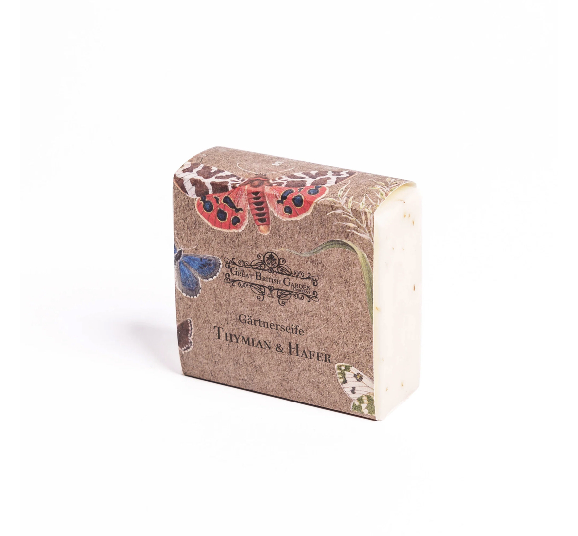 196060_G-rtnerseife_Thymian_Hafer The Great British Garden Company THYME OATMEAL GARDENERS' SOAP BAR Thymian Hafer Gärtnerseife 100g