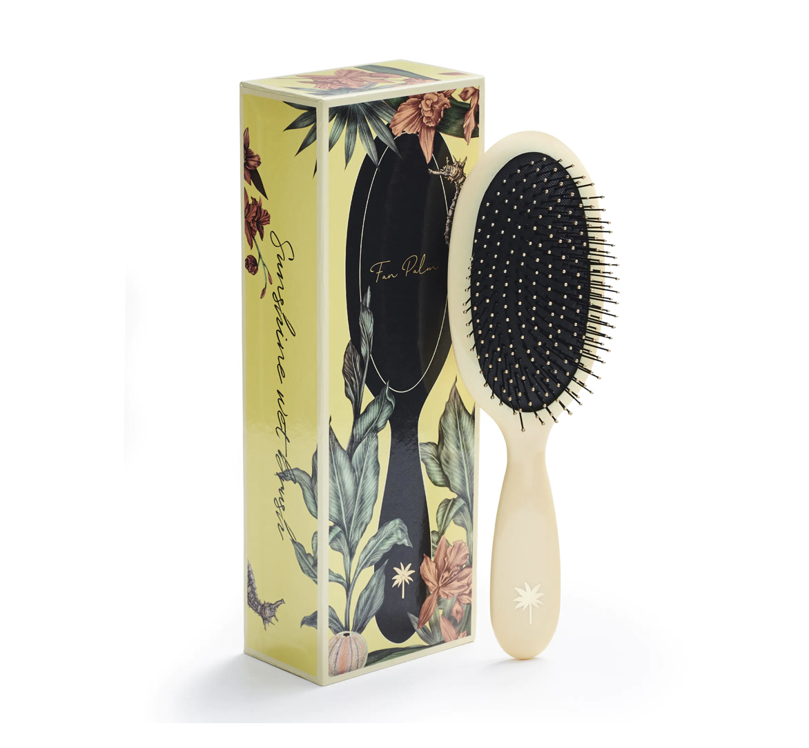 Sunshine_Detangler_Brush_Medium_Fan_Palm0 Fan Palm SUNSHINE MEDIUM WET BRUSH Haarbürste für nasses Haar