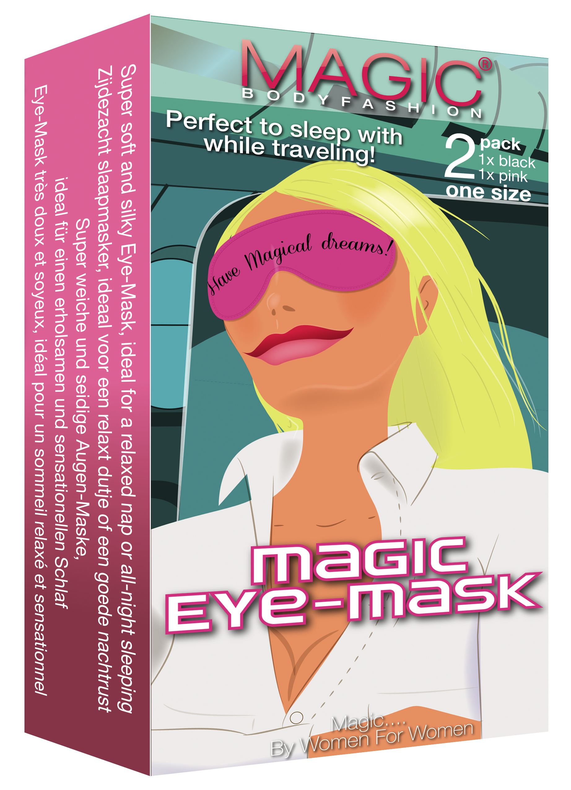 75EM_Magic_Eye_Mask_Box Magic Bodyfashion MAGIC EYE MASK Schlafmaske 2er Pack 75EM