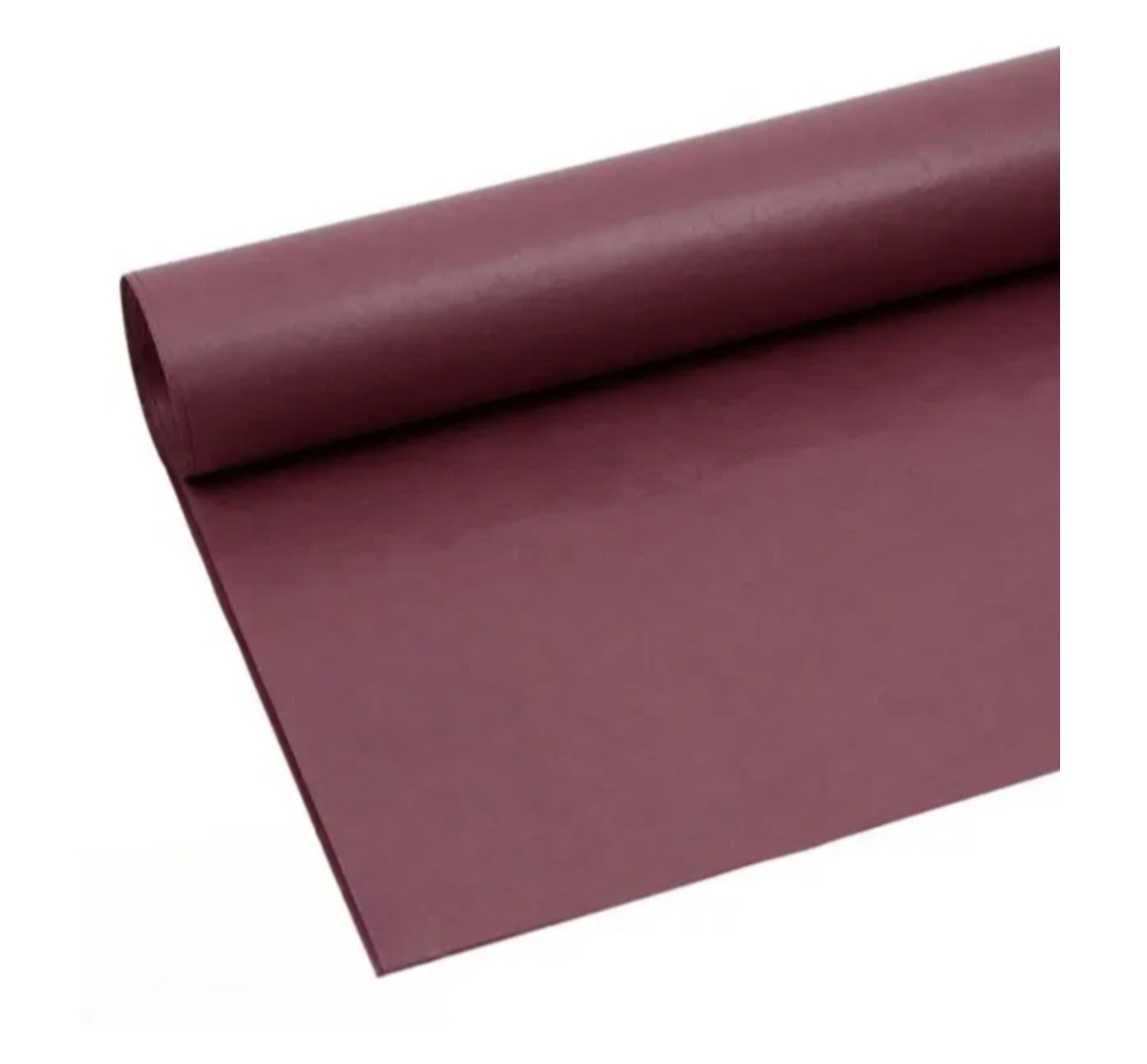 FSC® ACID-FREE TISSUE PAPER Seidenpapier, chlor-/säurefrei, 50 x 70 cm (Weinrot, gerollt)