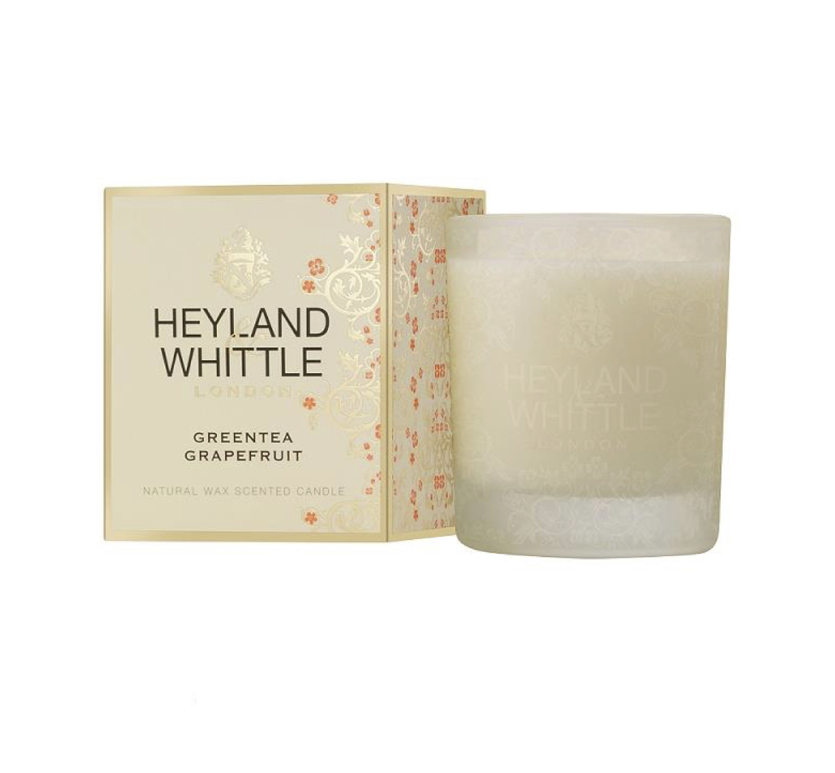 Greentea_Grapefruit_Duftkerze_Heyland_Whittle Heyland Whittle GREENTEA GRAPEFRUIT Duftkerze im Glas