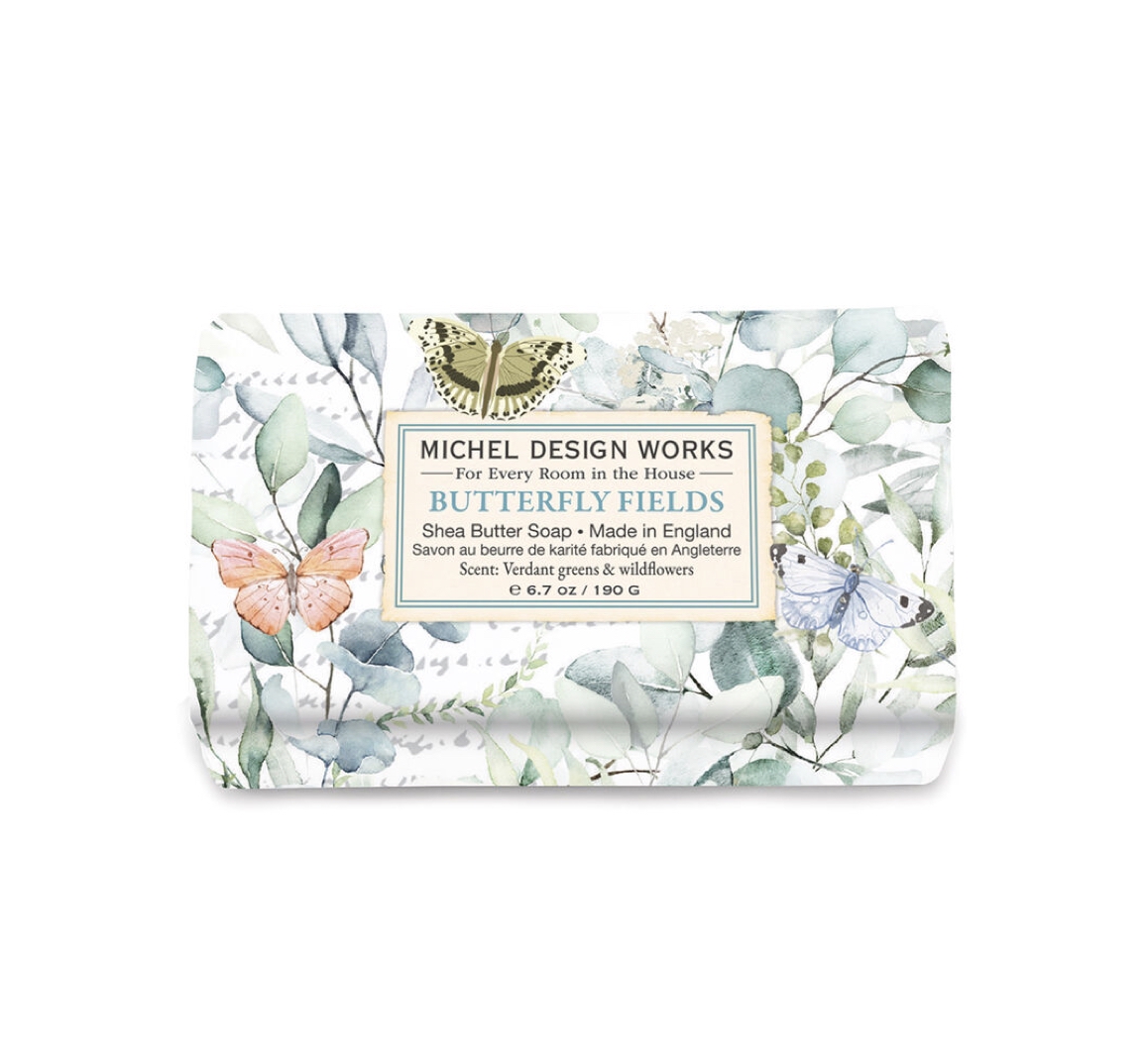 SOAW439_Butterfly_Fields_Badeseife_Medium_MDW Michel Design Works BUTTERFLY FIELDS HAND SOAP Medium Badeseife Handseife 190g