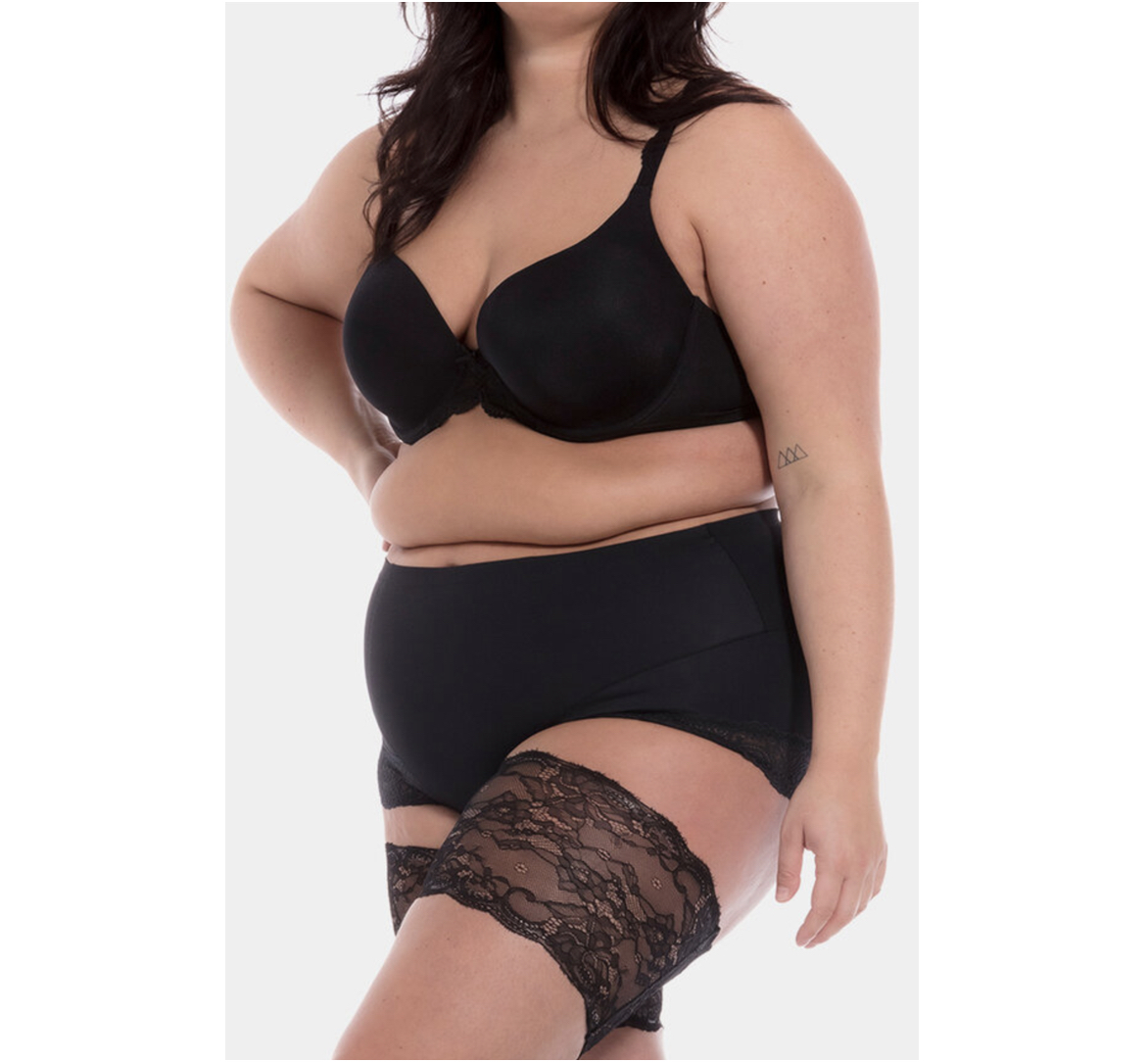 75BL_Sweet_To_Your_Legs_Lace_Black_MBF Magic Bodyfashion BE SWEET TO YOUR LEGS LACE Oberschenkelbänder Schwarz