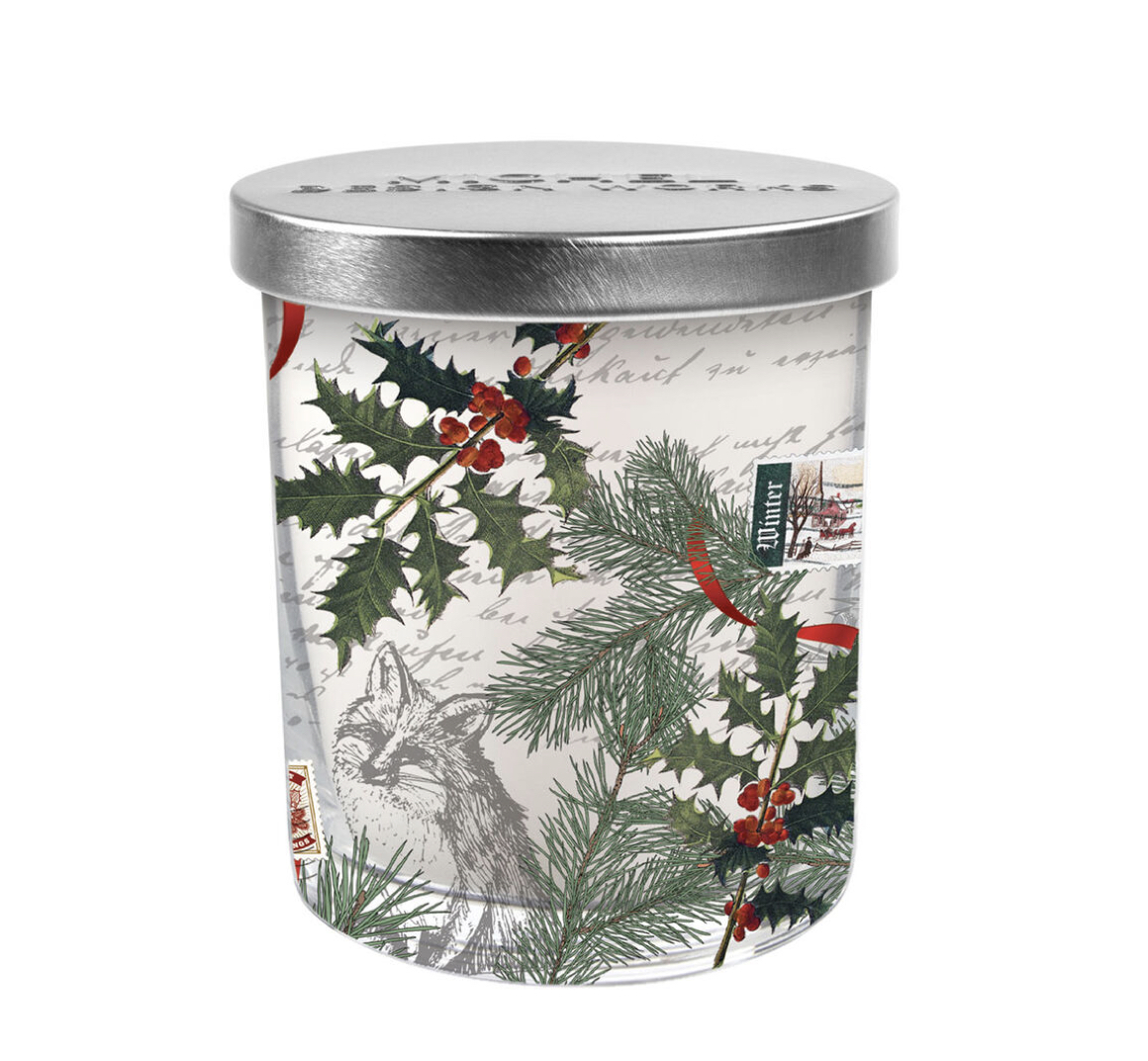 CANJ425_Winter_Woodland_Duftkerze Michel Design Works WINTER WOODLAND SCENTED CANDLE Duftkerze im Glas 100% Sojawachs